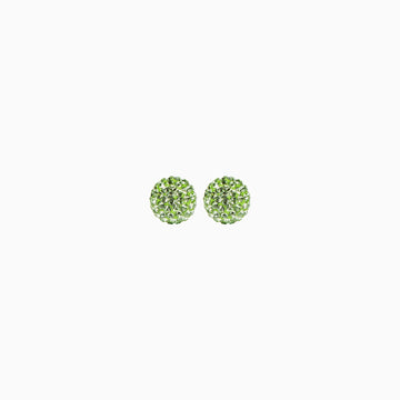 8 mm Birthstone Sparkle Ball Stud Earrings